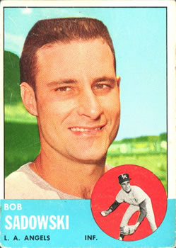 1963 Topps Baseball Cards      568     Bob Sadowski